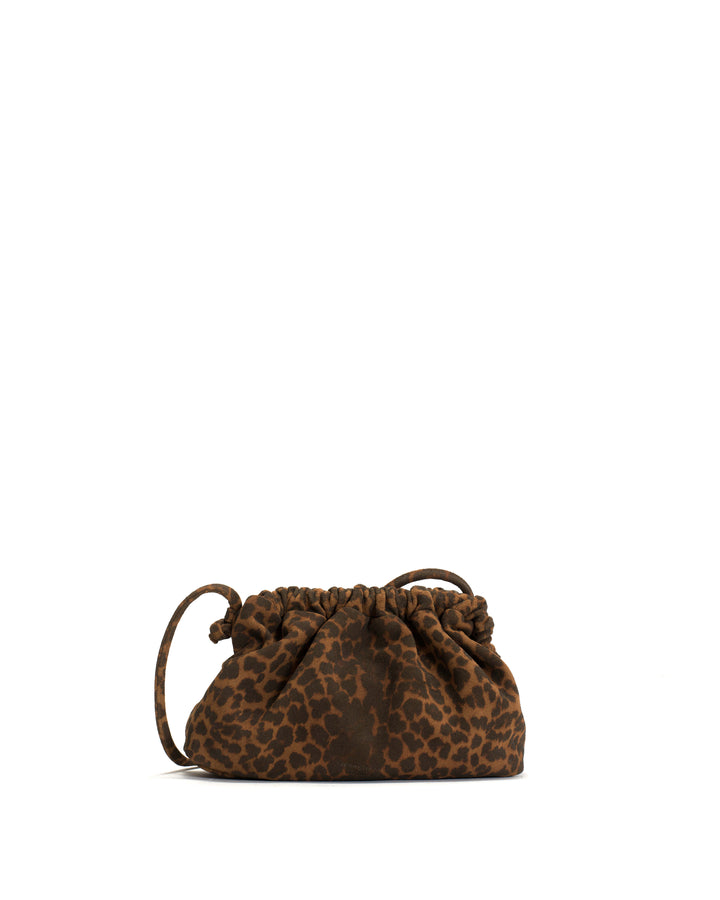 anonymous copenhagen Hally petite cloud bag Calf suede print Leopard