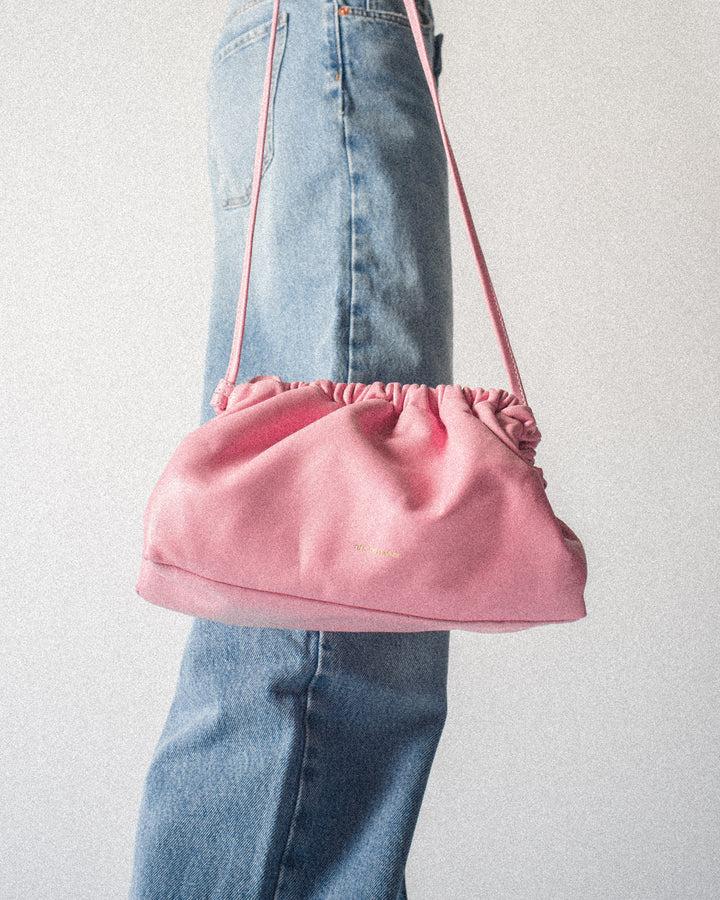 Anonymous Copenhagen Hally Petite Cloud Bag Shiny Lamb Gum Candy