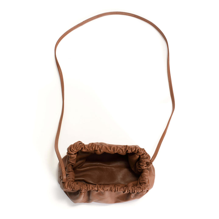 Anonymous Copenhagen Hally Petite Cloud Bag Shiny Lamb Hazelnut