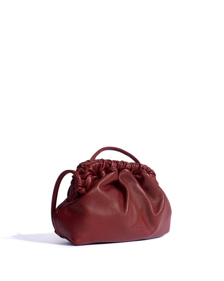 Anonymous Copenhagen Hally Petite Cloud Bag Shiny Lamb Pomegranate