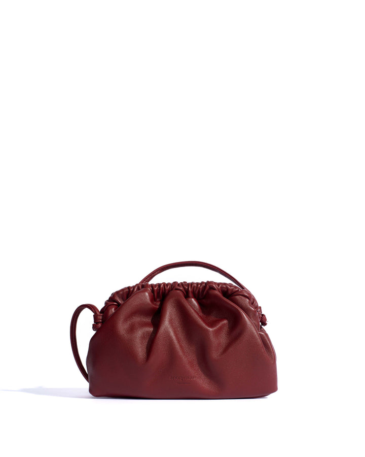 anonymous copenhagen Hally petite cloud bag Shiny lamb Pomegranate