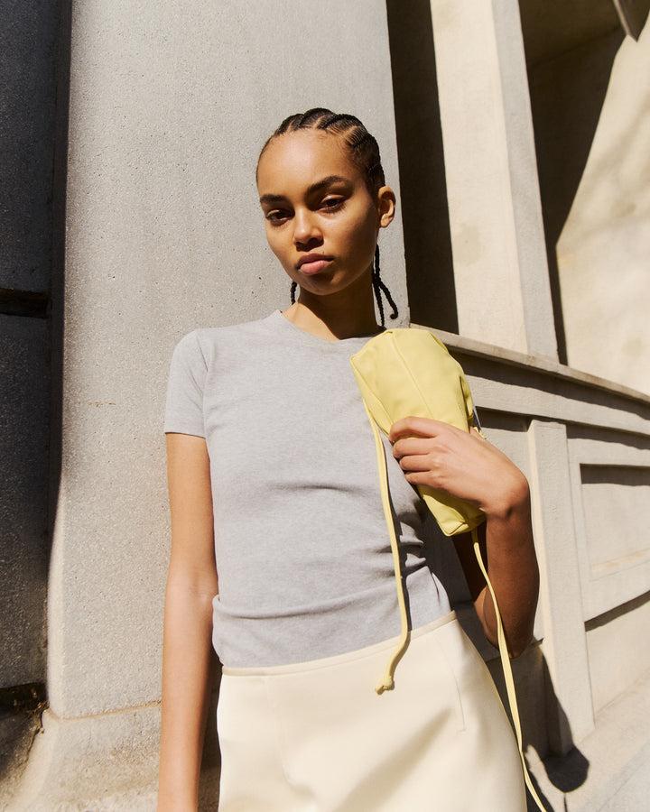 Anonymous Copenhagen Hally Petite Cloud Bag Silky Lamb Pineapple Ice