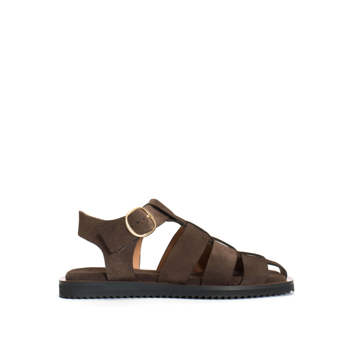 anonymous copenhagen Hampell Calf suede Coffee brown