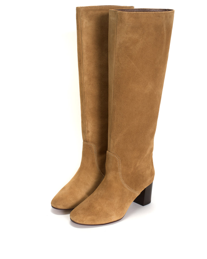 Anonymous Copenhagen Henriette Calf Suede Bamboo Brown