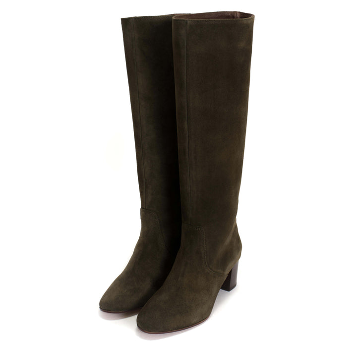 Anonymous Copenhagen Henriette Calf Suede Moss Green