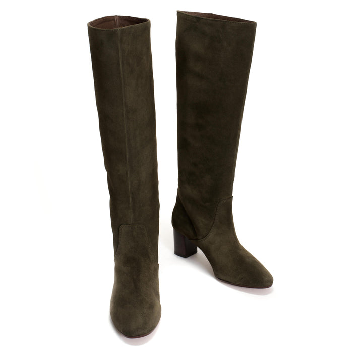 Anonymous Copenhagen Henriette Calf Suede Moss Green