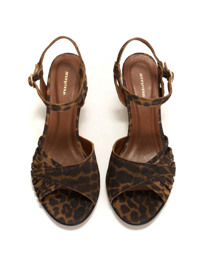 Anonymous Copenhagen Hermine Calf Suede Print Leopard