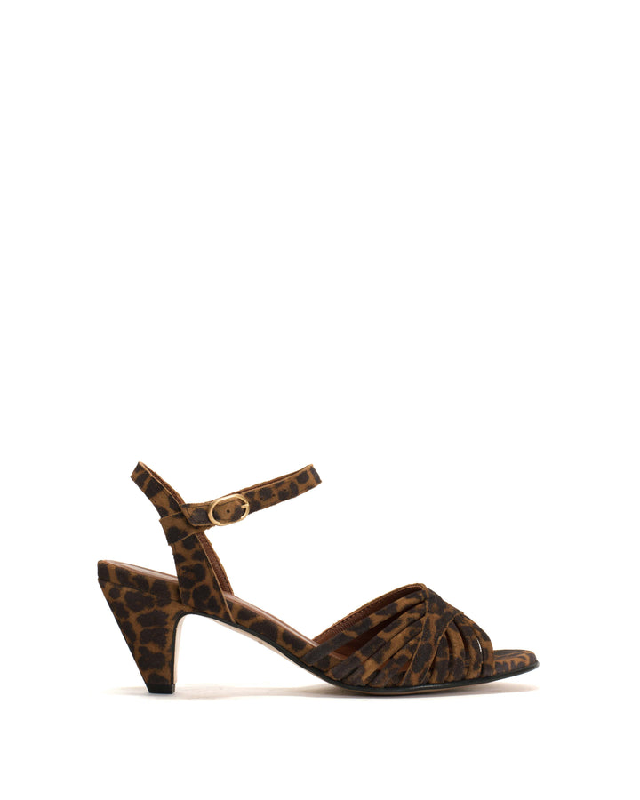 anonymous copenhagen Hermine Calf suede print Leopard