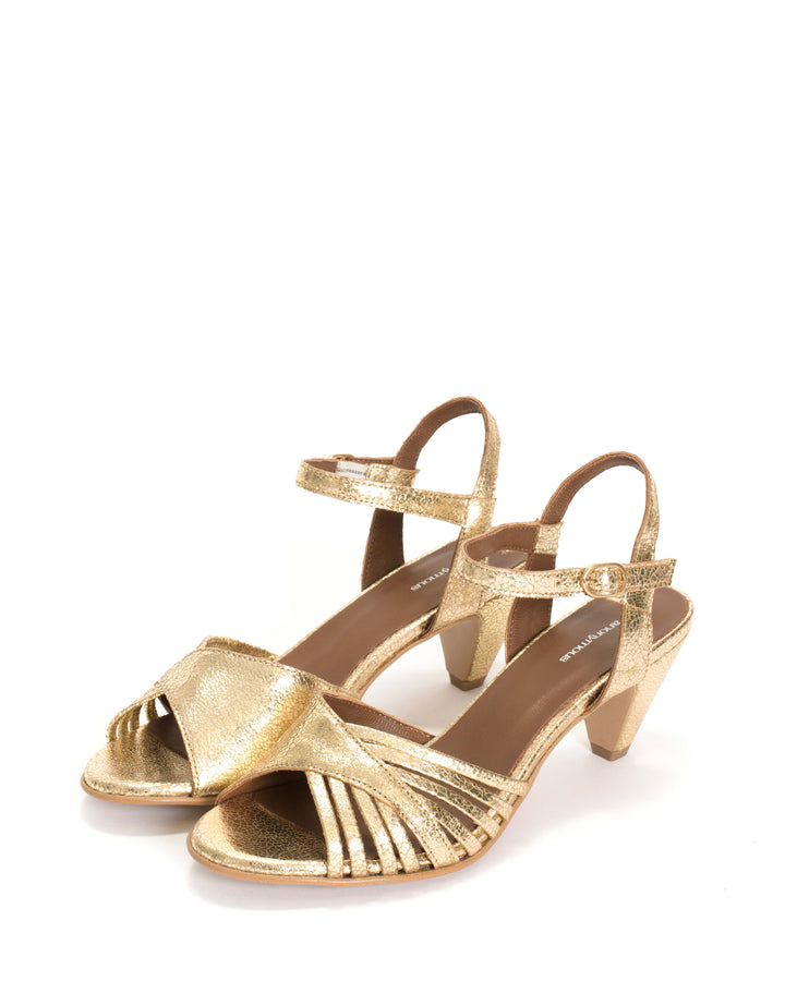 Anonymous Copenhagen Hermine Crackled Metallic Goat Gold