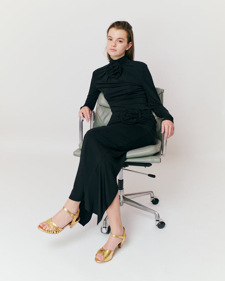 Anonymous Copenhagen Hermine Crackled Metallic Goat Gold