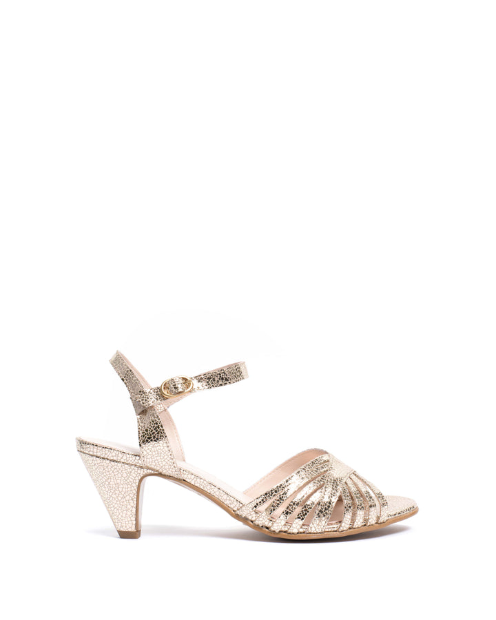 anonymous copenhagen Hermine Crackled metallic vegan Champagne