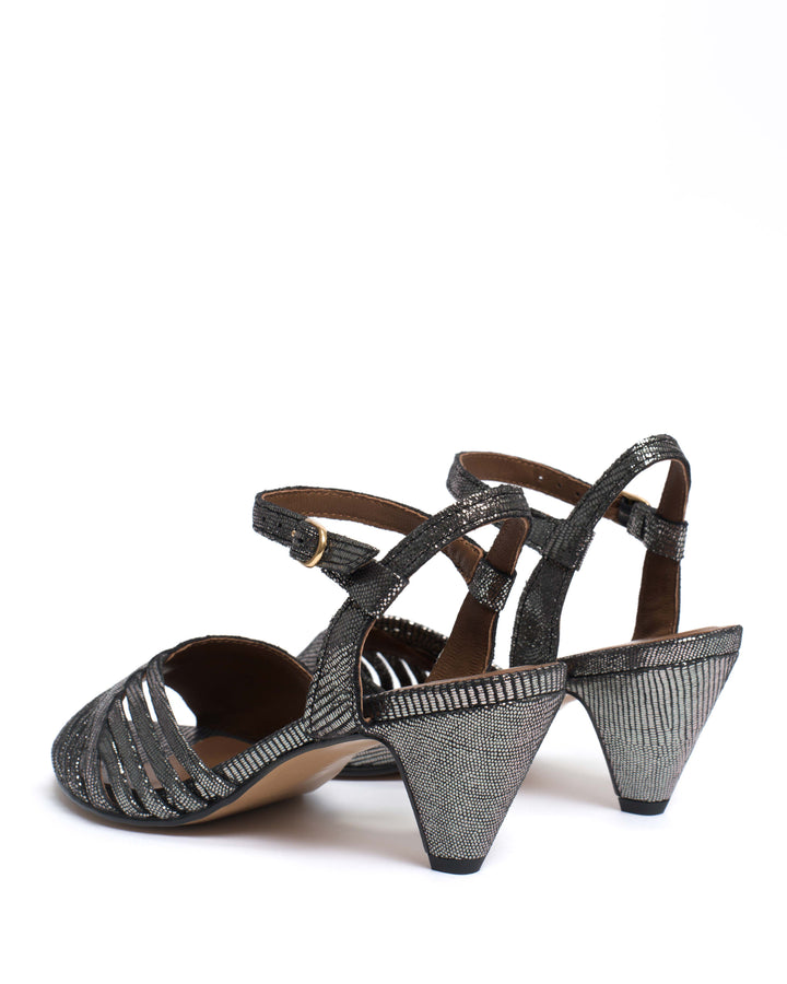 Anonymous Copenhagen Hermine Lizard Metallic Goat Platinum