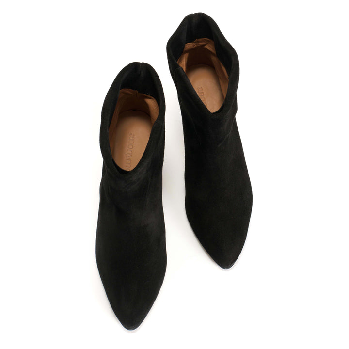 Anonymous Copenhagen Hilly 50 Stiletto Calf Suede Black