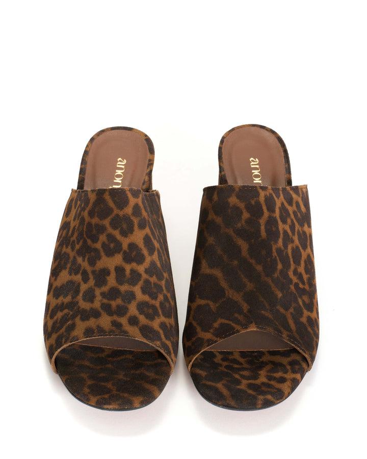 Anonymous Copenhagen Horizon 55 Calf Suede Print Leopard