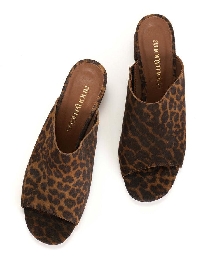 Anonymous Copenhagen Horizon 55 Calf Suede Print Leopard