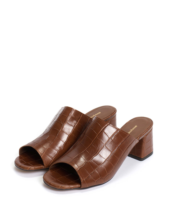 Anonymous Copenhagen Horizon 55 Croco Calf Chocolate
