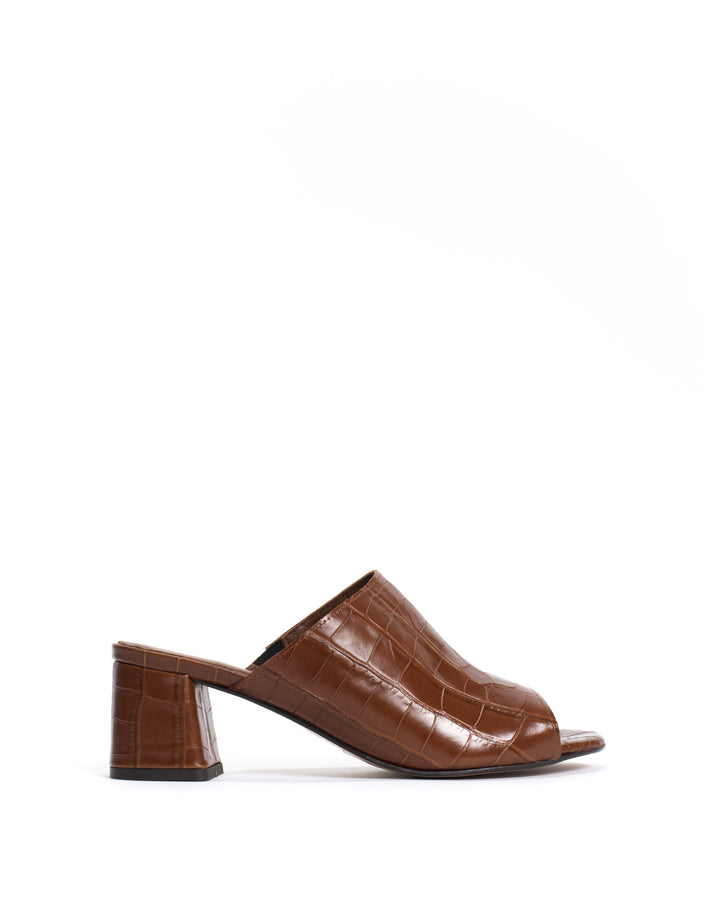 anonymous copenhagen Horizon 55 Croco calf Chocolate
