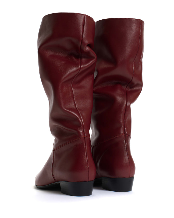 Anonymous Copenhagen Jasmina 20 Soft Calf U0026 Suede Leather Pomegranate