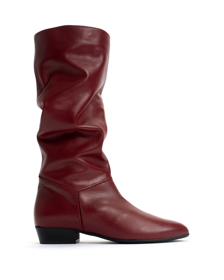 anonymous copenhagen Jasmina 20 Soft calf u0026 suede leather Pomegranate