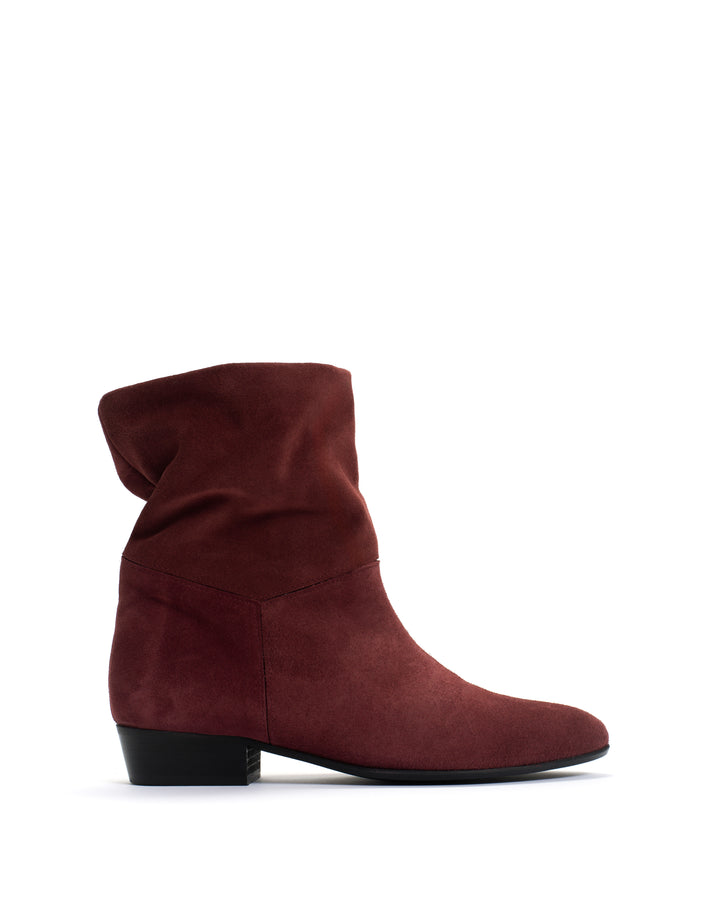 anonymous copenhagen Jassi 20 Calf suede u0026 sleek leather Pomegranate
