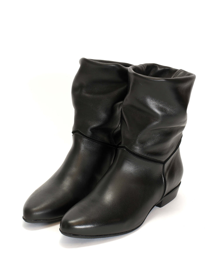 Anonymous Copenhagen Jassi 20 Soft Calf U0026 Suede Leather Black