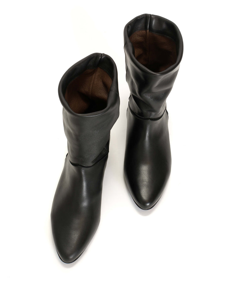 Anonymous Copenhagen Jassi 20 Soft Calf U0026 Suede Leather Black