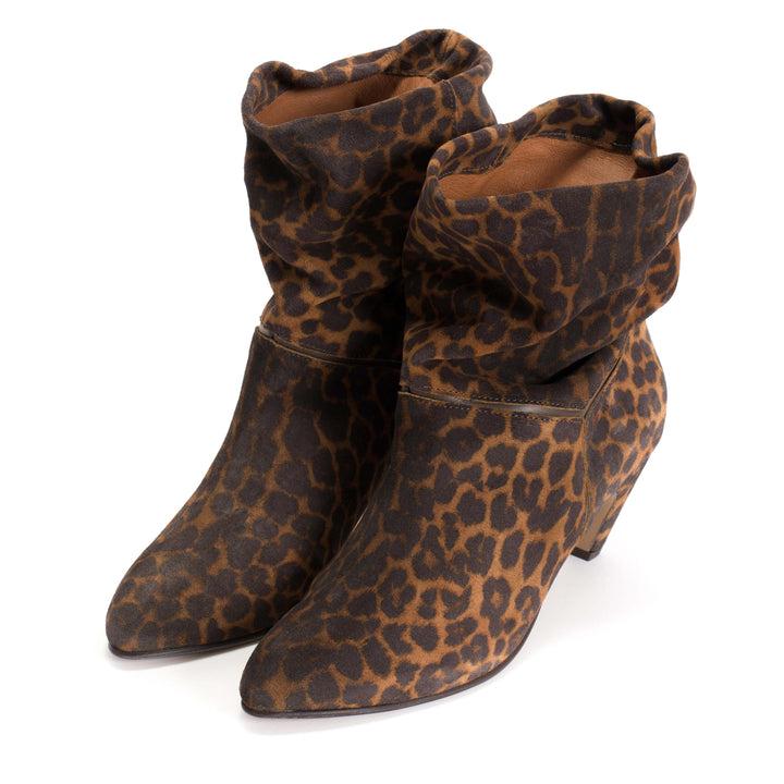 Anonymous Copenhagen Jassi 50 Stiletto Calf Suede Print Leopard