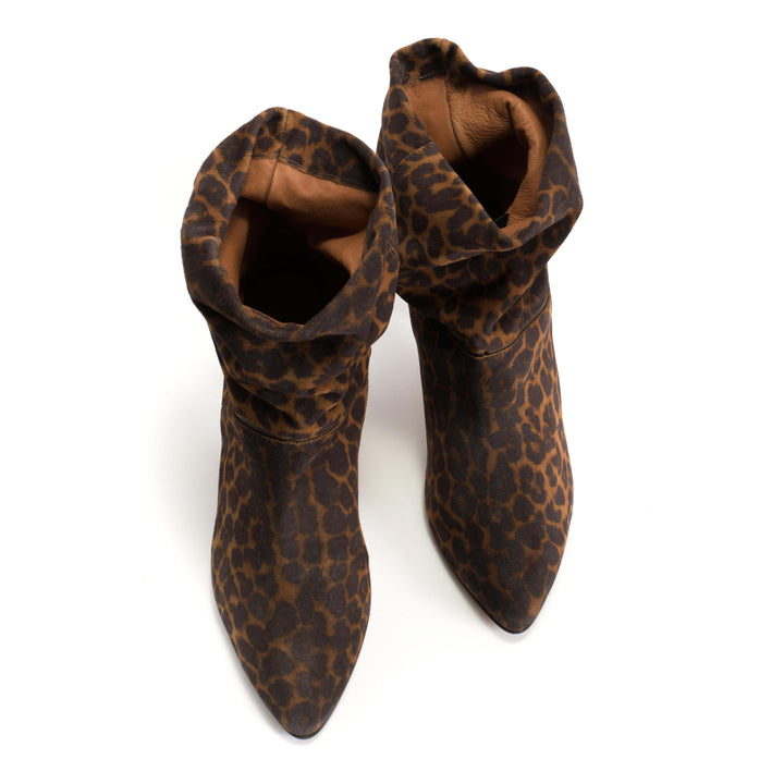 Anonymous Copenhagen Jassi 50 Stiletto Calf Suede Print Leopard