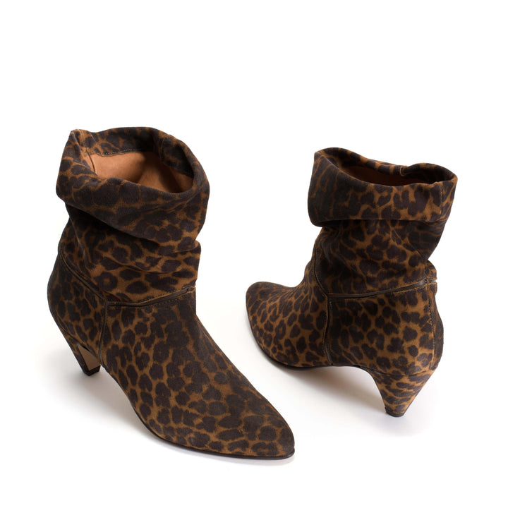 Anonymous Copenhagen Jassi 50 Stiletto Calf Suede Print Leopard