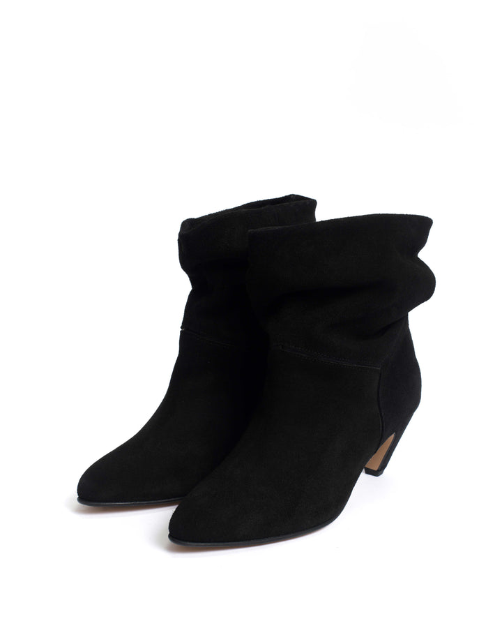 Anonymous Copenhagen Jassi 50 Stiletto Calf Suede U0026 Sleek Leather Black