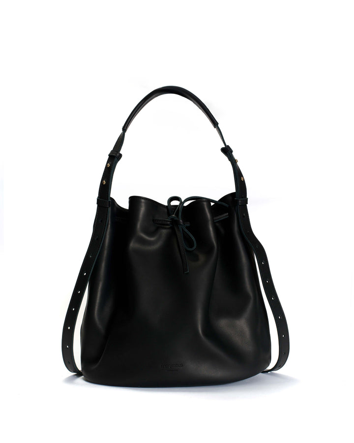 anonymous copenhagen Kacey grand bucket bag Soft calf Black