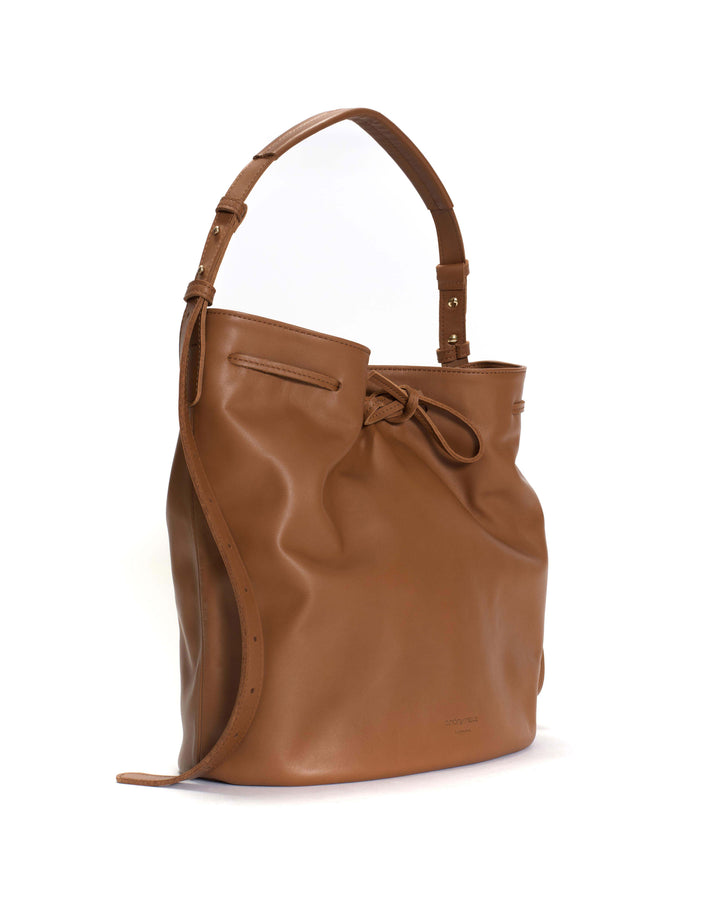 Anonymous Copenhagen Kacey Grand Bucket Bag Soft Calf Camel
