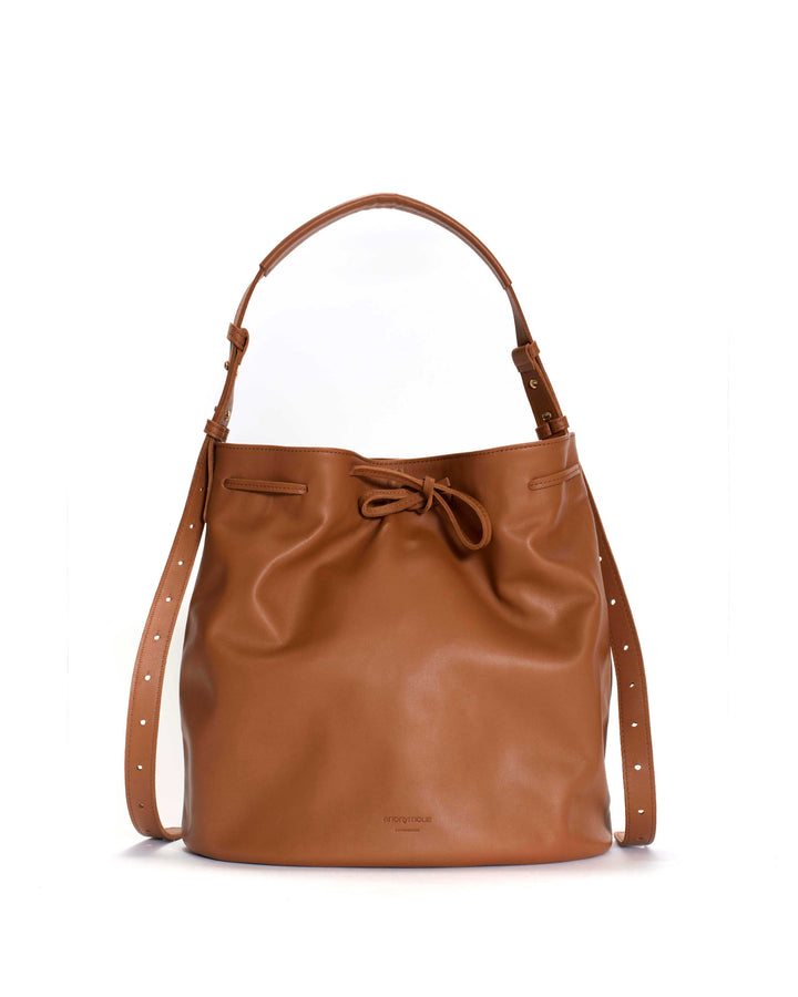 anonymous copenhagen Kacey grand bucket bag Soft calf Camel