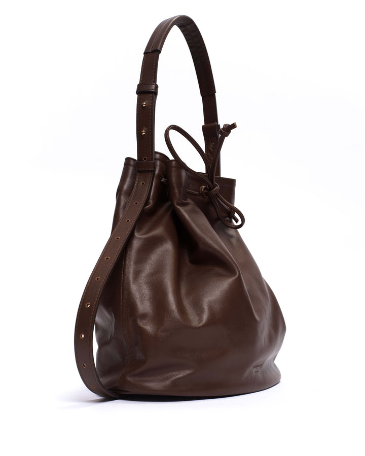 Anonymous Copenhagen Kacey Grand Bucket Bag Soft Calf Chocolate