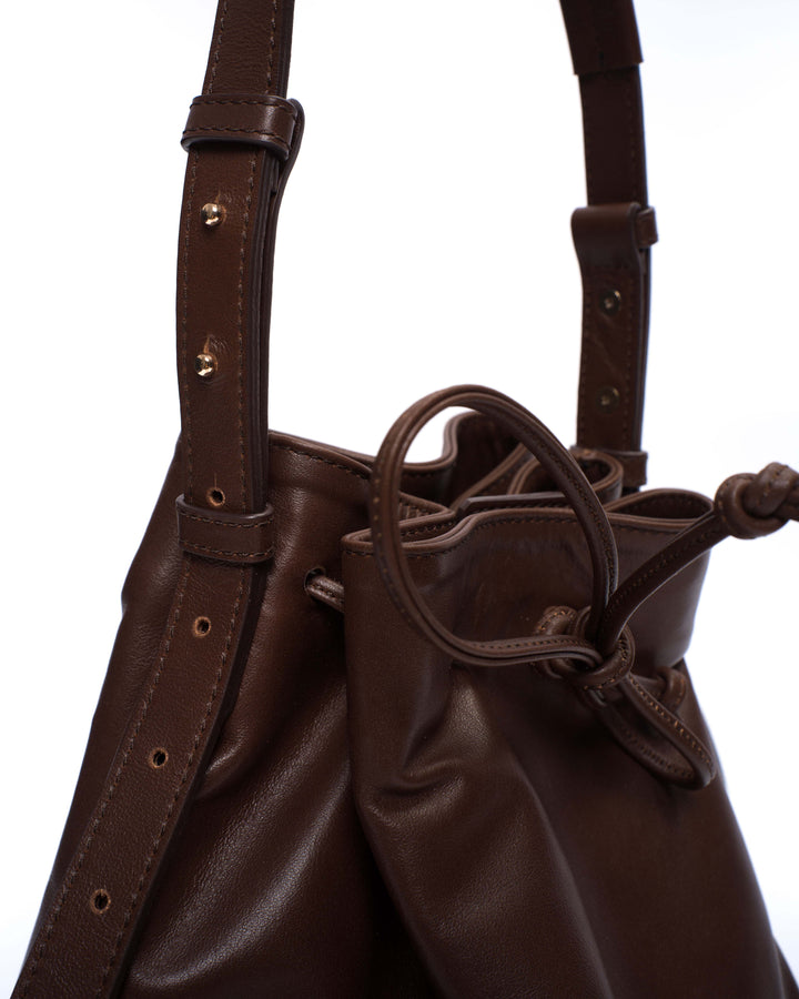 Anonymous Copenhagen Kacey Grand Bucket Bag Soft Calf Chocolate