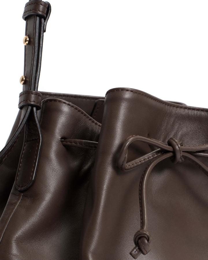 Anonymous Copenhagen Kacey Grand Bucket Bag Soft Calf Coffee Brown