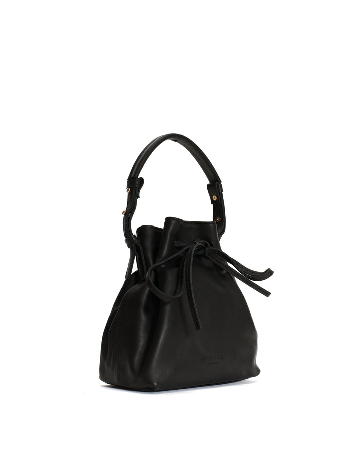 Anonymous Copenhagen Kacey Petite Bucket Bag Soft Calf Black