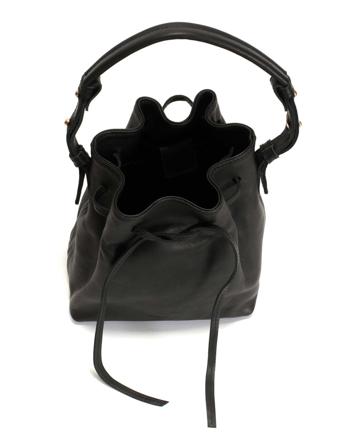 Anonymous Copenhagen Kacey Petite Bucket Bag Soft Calf Black
