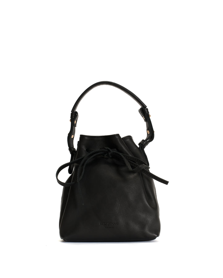 anonymous copenhagen Kacey petite bucket bag Soft calf Black