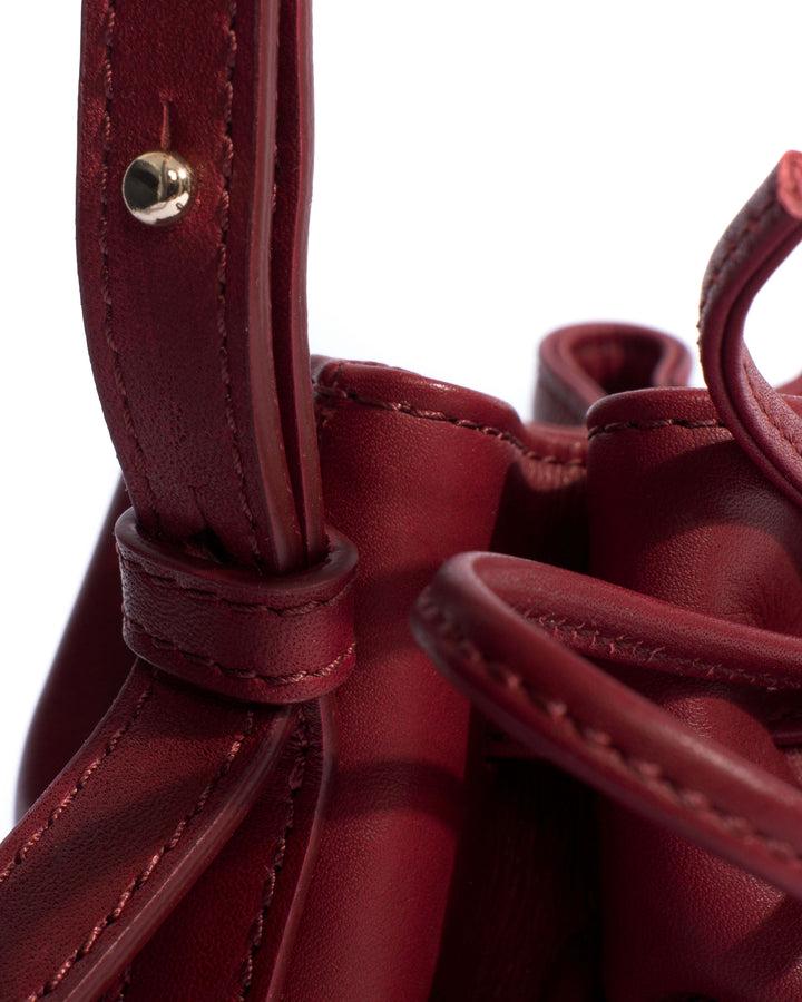 Anonymous Copenhagen Kacey Petite Bucket Bag Soft Calf Pomegranate