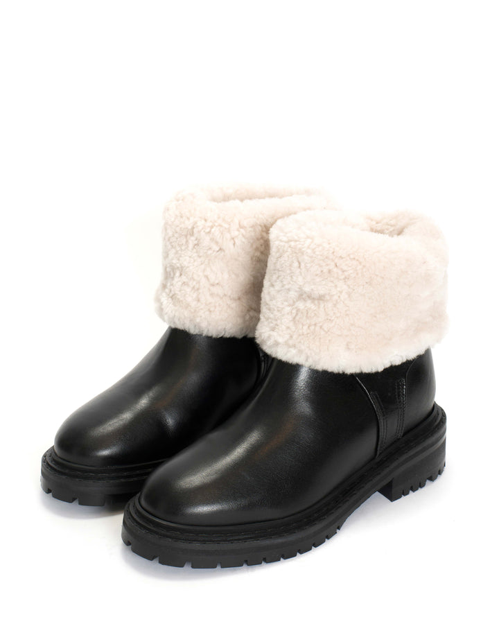 Anonymous Copenhagen Kallie Lamb Fur Calf Nappa Black