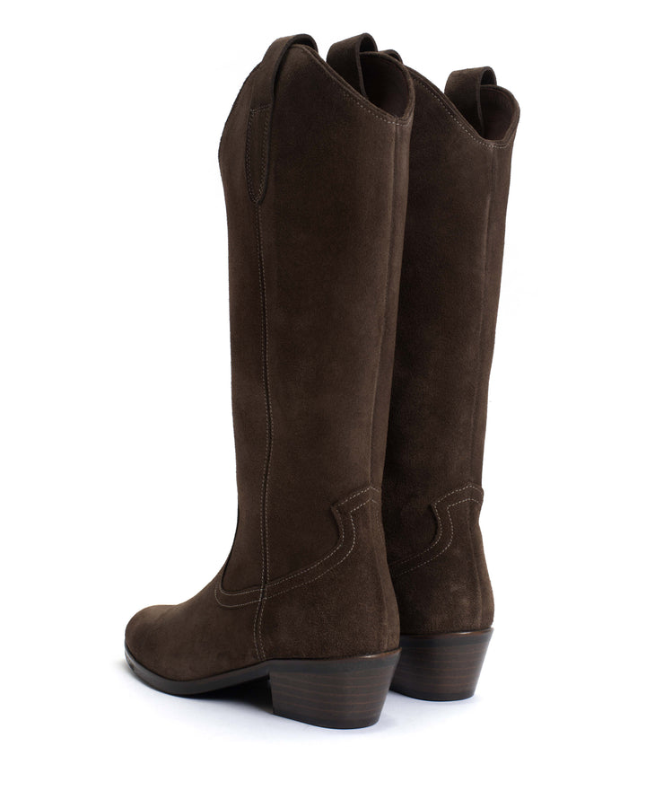 Anonymous Copenhagen Kanaya 35 Calf Suede Coffee Brown