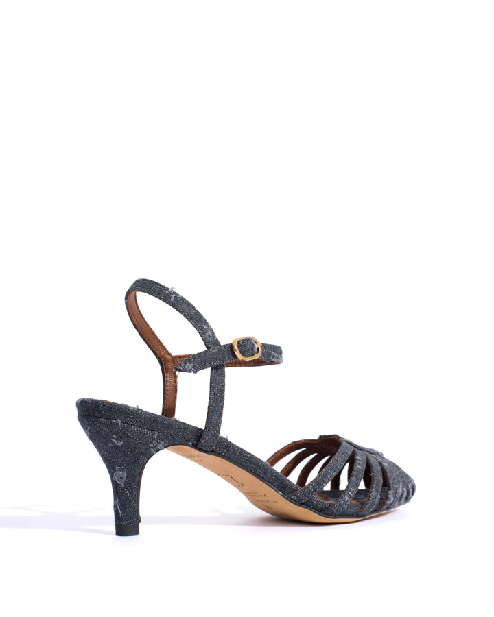 Anonymous Copenhagen Keesha 55 Denim Distressed Washed Black