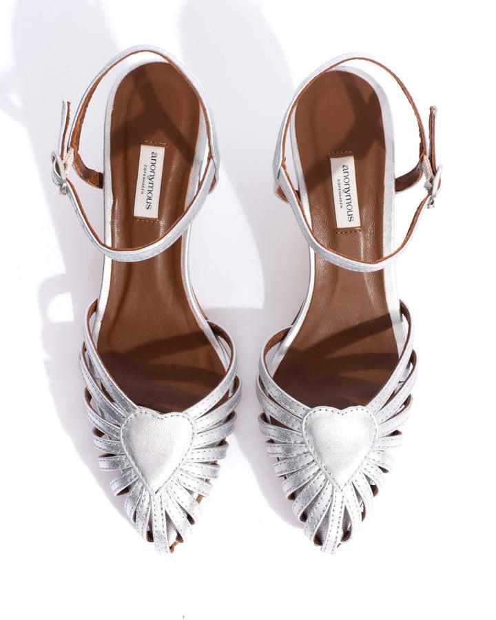 Anonymous Copenhagen Keesha 55 Metallic Goat Silver