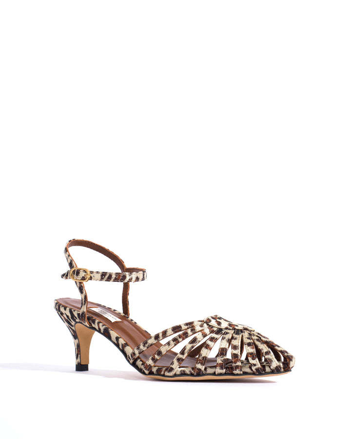 Anonymous Copenhagen Keesha 55 Vintage Satin Print Leopard