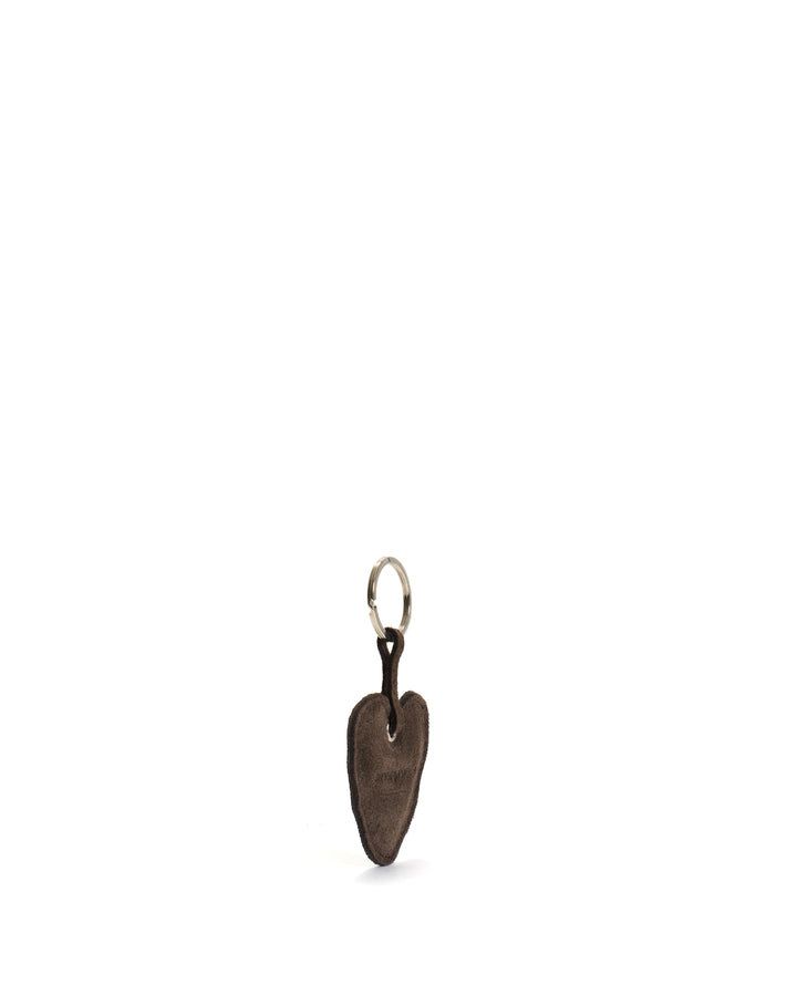 Anonymous Copenhagen Keyring Calf Suede Coffee Brown