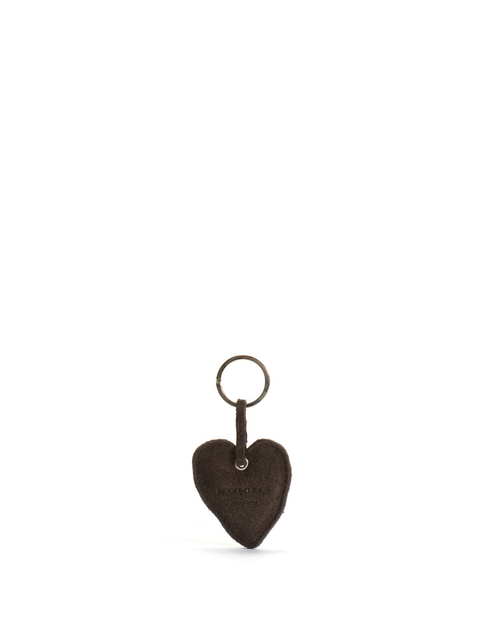 anonymous copenhagen Keyring Calf suede Coffee brown