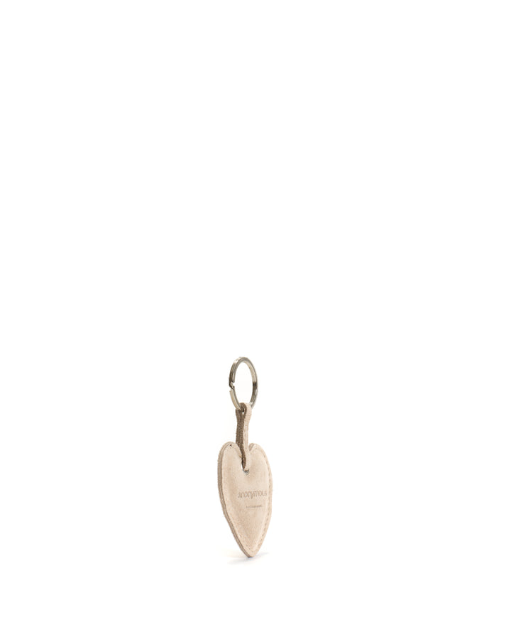 Anonymous Copenhagen Keyring Calf Suede Vanilla Cream