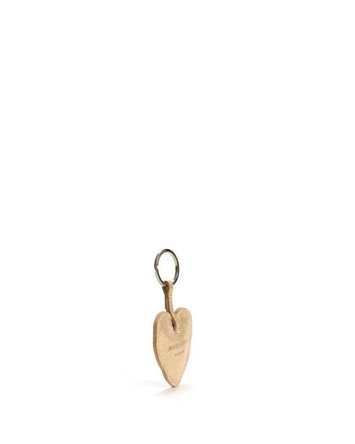 Anonymous Copenhagen Keyring Linen Metallic Goat Gold