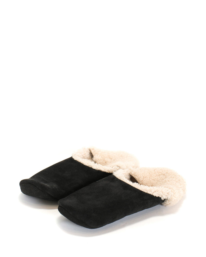 Anonymous Copenhagen Lambiees Shearling Calf Suede Black